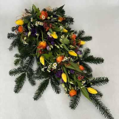 Bårebuket uden bånd